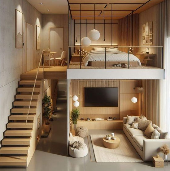 Desain Mezzanine Floor Minimalis, Cocok untuk Rumah dengan Lahan Kecil